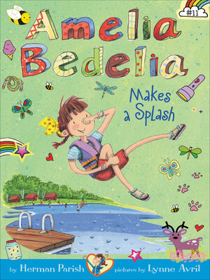 cover image of Amelia Bedelia Makes a Splash